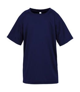 Spiro S287J - Junior Performance Aircool Tee Navy