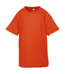 Spiro S287J - Junior Performance Aircool Tee Flo Orange