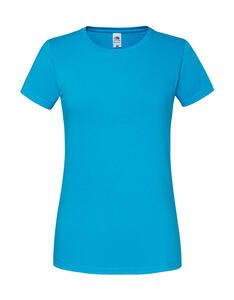 Fruit of the Loom 61-424-0 - Ladies' Iconic 195 Ringspun Premium T Azure Blue