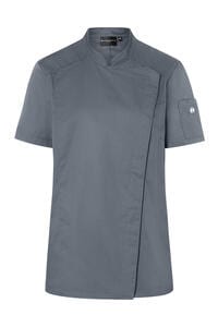 Karlowsky JF 25 - Short-Sleeve Ladies' Chef Jacket Modern-Look Anthracite