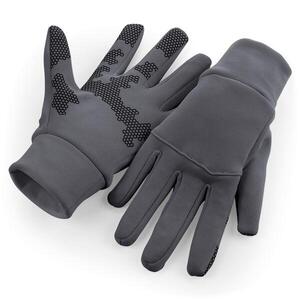 Beechfield B310 - Softshell Sports Tech Gloves Graphite Grey
