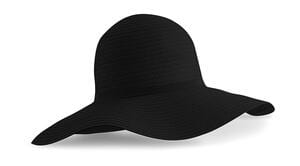 Beechfield B740 - Marbella Wide-Brimmed Sun Hat Black