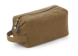 Quadra QD651 - Heritage Waxed Canvas Wash Bag