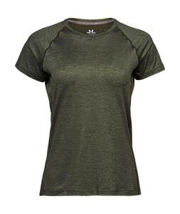 Tee Jays 7021 - COOLdry Ladies Tee Olive Melange