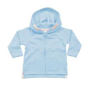 BabyBugz BZ32 - Baby Hoodie Dusty Blue Organic