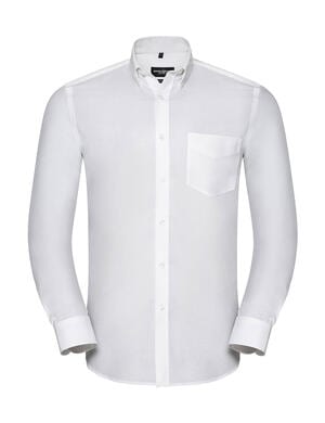 Russell Collection 0R928M0 - Mens LS Tailored Button-Down Oxford Shirt