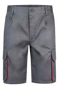 Velilla 103007 - TWO-TONE SHORTS Grey/Red