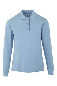 Mukua PL200WC - LONG-SLEEVE WOMAN POLO Sky Blue