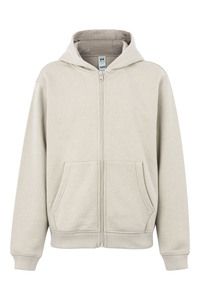 Mukua SF270K - KIDS ZIPPED HOOD SWEATSHIRT Ivory