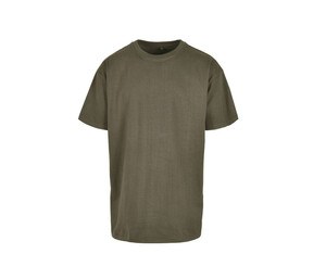 Build Your Brand BY102 - Oversize T-shirt Olive