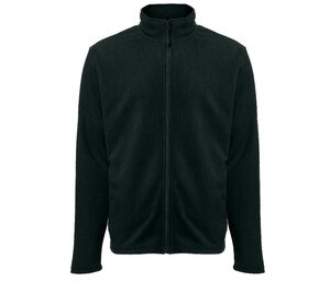 BLACK&MATCH BM700 - Men's zipped fleece jacket Storm Grey