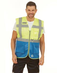 Yoko HVW820 - Fluo Open Mesh Executive Waistcoat