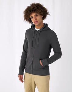 B&C WU35B - Organic Inspire Zipped Hood