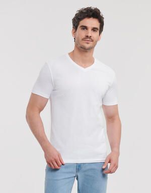 Russell Pure Organic 0R103M0 - Mens Pure Organic V-Neck Tee